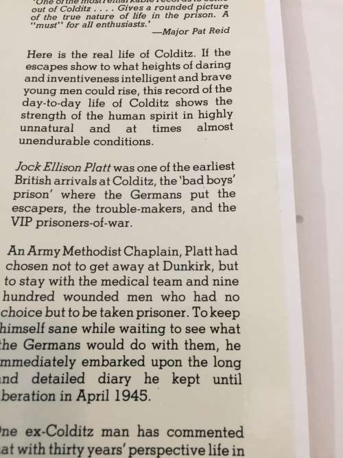 Padre in Colditz: The Diary of J. Ellison Platt