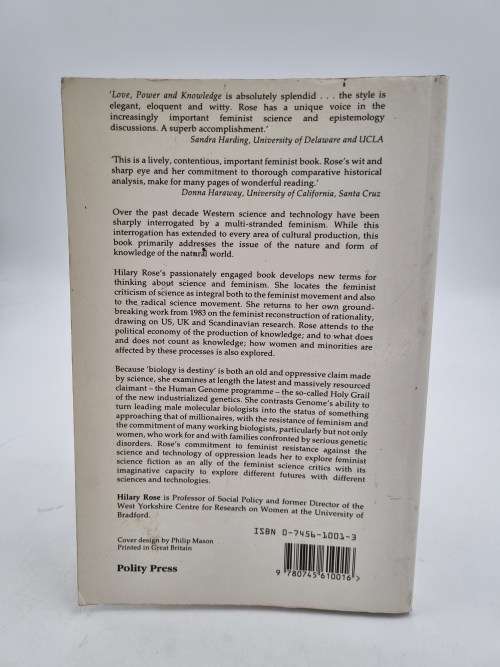 Love, Power and Knowledge - Hilary Rose | Towards a Feminist Transformation of Sciences