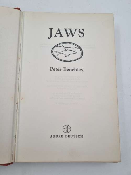 Jaws - Peter Benchley |British Edition 1974 - We think First Edition!