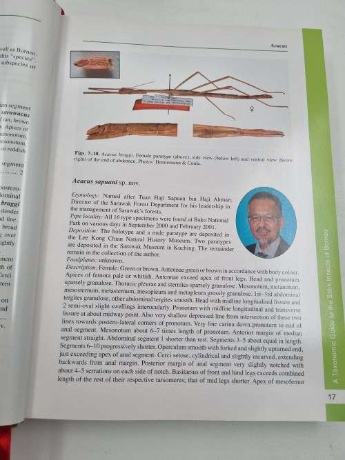 A Taxonomic Guide to the Stick Insects of Borneo, Including New Genera and Species Francis Seow-Choe