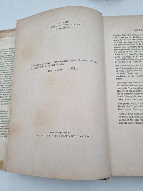 Wild Sports of Southern Africa by William Cornwallis Harris | Facsimile Reprint of 1852 Edition