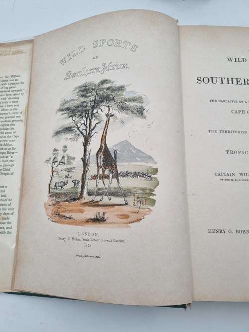 Wild Sports of Southern Africa by William Cornwallis Harris | Facsimile Reprint of 1852 Edition
