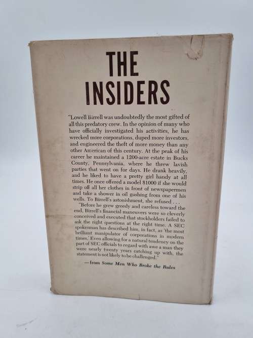 The Insiders - T A Wise | A Stockholder`s Guide to Wall St