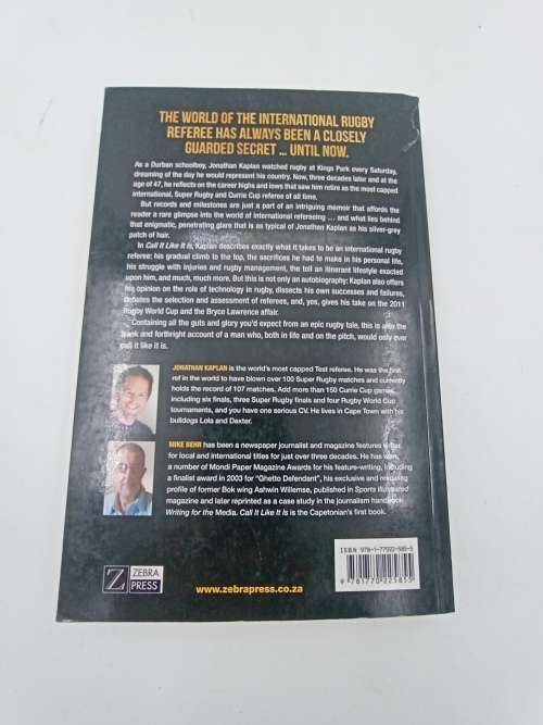 Call It Like It Is by Jonathan Kaplan | Signed by Jonathan Kaplan