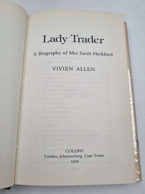 Lady Trader - Vivien Allen | A Biography of Mrs Sarah Heckford