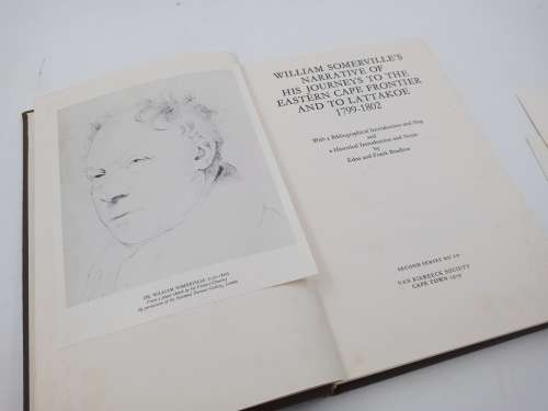 William Somerville`s Narrative of His Journeys to the Cape + letter re correct photo |VRS II 10