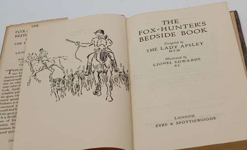 The Fox-hunter`s Bedside Book Lady Apsley