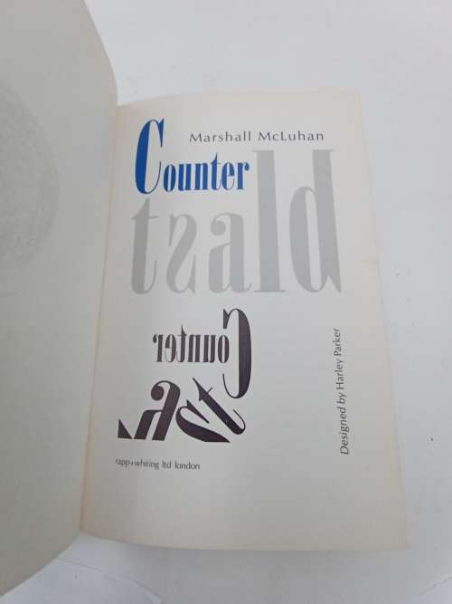 Counter Blast by Marshall McLuhan