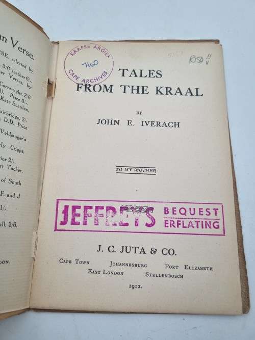 Tales From the Kraal - John E Iverach