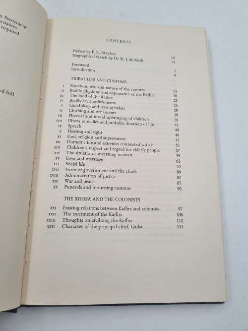 Ludwig Alberti`s Account of the Tribal Life & Customs of the Xhosa in 1807 - Dr William Fehr