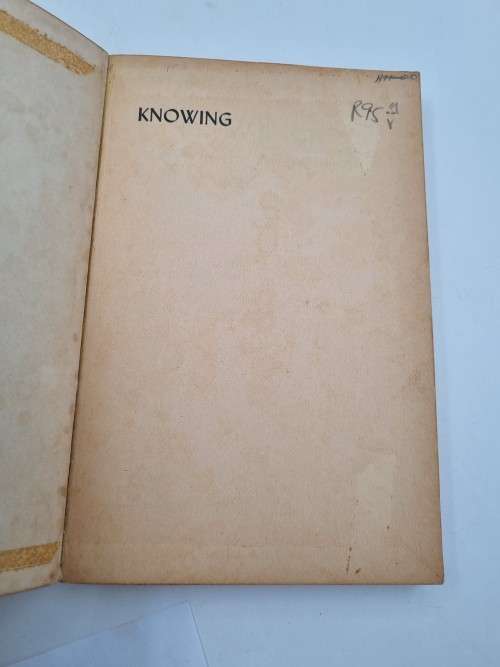 Knowing - Michael D Roth and Leon Galis | Essays in the Analysis of Knowledge