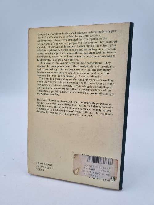 Nature, Culture and Gender - Carol Maccormack and Marilyn Strathern