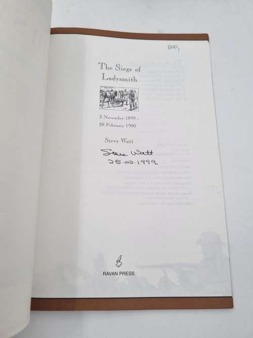 The Siege of Ladysmith - Steve Watt | Battles of the Anglo-Boer War Signed