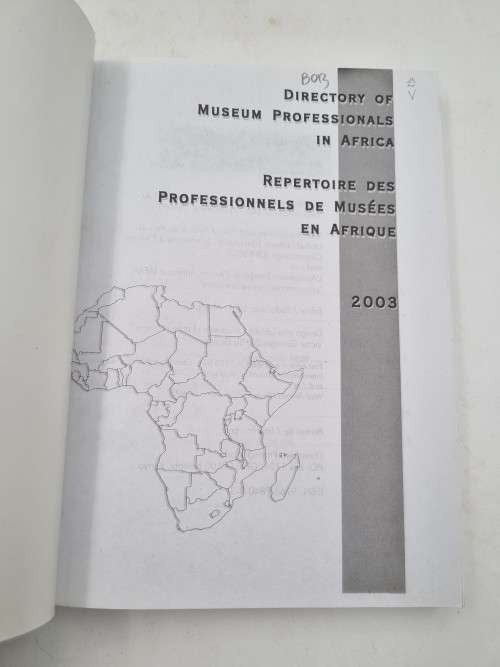 Directory of Museum Professionals in Africa / Repertoire des Professionnels de Musees an Afrique