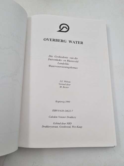 Overberg Water \ Overberg Water - J E Wilson and M Bester | 2 Language