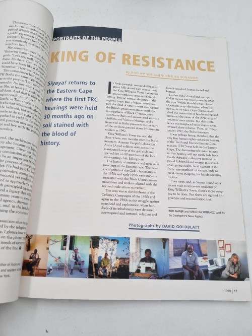 SIYAYA! TRC Magazine Spring 1998 | David Goldblatt Photo Essay | Tutu etc