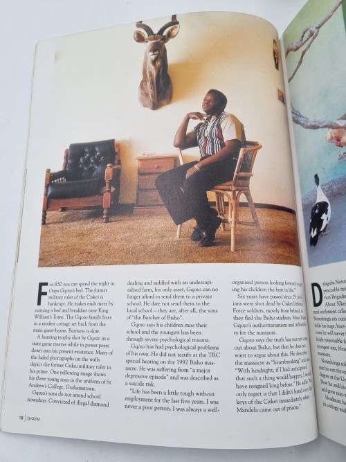 SIYAYA! TRC Magazine Spring 1998 | David Goldblatt Photo Essay | Tutu etc