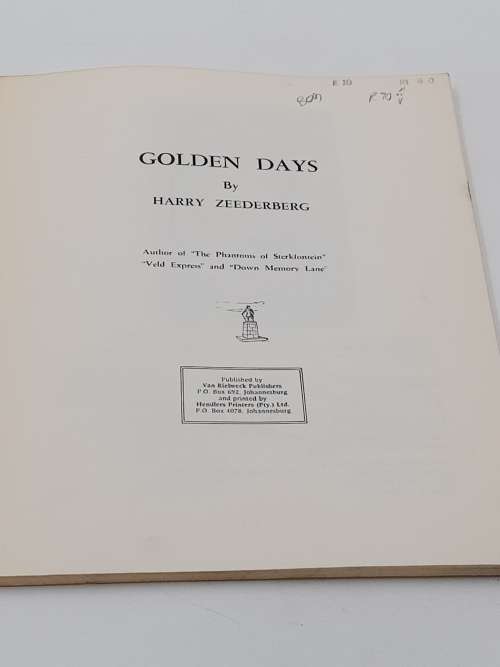 Golden Days by Harry Zeederberg and Abe Berry