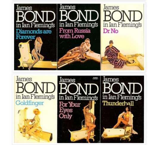 James Bond ~ For Your Eyes Only by Ian Fleming | Scarce `Girls on Guns` Cover