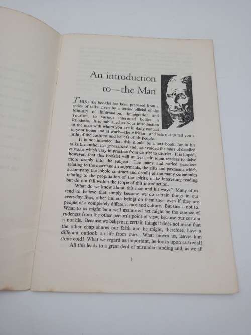 The Man & His Ways - An Introduction to the Customs and Beliefs of Rhodesias African People