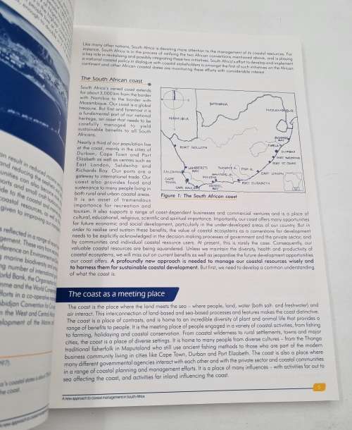 Our Coast, Our Future a New Approach to Coastal Management in South Africa 2000