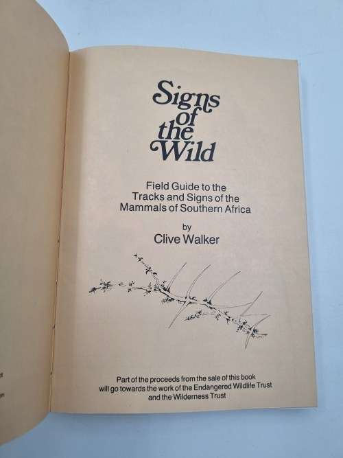 Signs of the Wild - Clive Walker