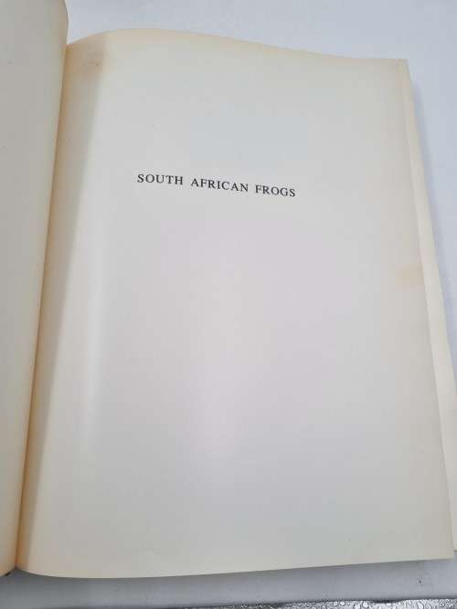 South African Frogs by Passmore and Carruthers