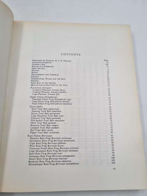 South African Frogs by Passmore and Carruthers