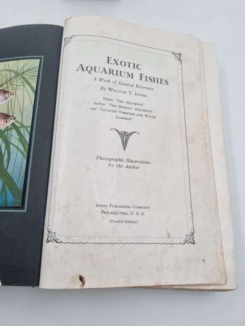 Exotic Aquarium Fishes by William T. Innes | Classic 1951