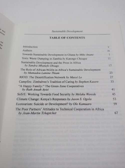 Voices from Africa 6 - Sustainable Development | United Nations 1996