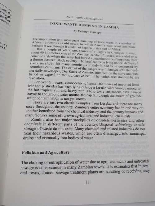 Voices from Africa 6 - Sustainable Development | United Nations 1996