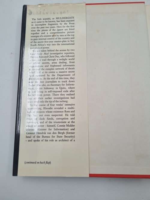 Muldergate by Mervyn Rees and Chris Day | The Story of the Info Scandal