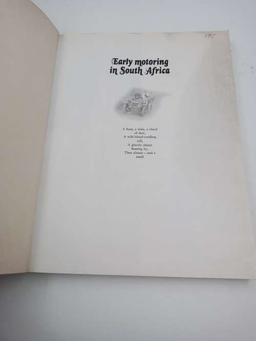Early Motoring in South Africa - RH Johnston