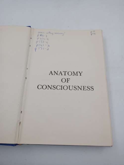 Anatomy of Consciousness - Ishwar Chandra Puri | Signed