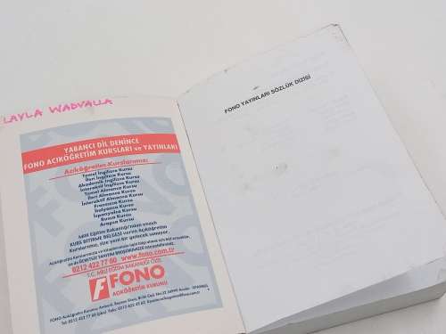 Turkish-English Standard Dictionary | Fono İngilizce Standart Sözlük