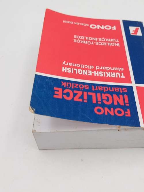 Turkish-English Standard Dictionary | Fono İngilizce Standart Sözlük