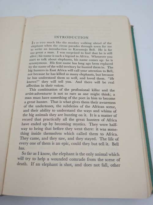 Karamojo Safari - WDM Bell | First Edition 1949 in poor condition