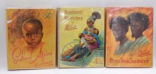 Kent Cottrell Trilogy: Sunburnt Sketches  (Signed), Sunburnt Africa and More Than Sunburnt