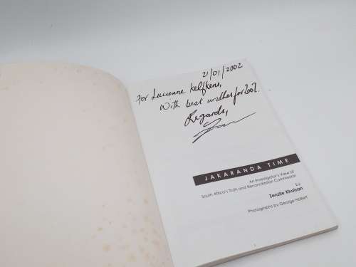 Jakaranda Time Zenzile Khoisan * Signed |Truth and Reconciliation Commission