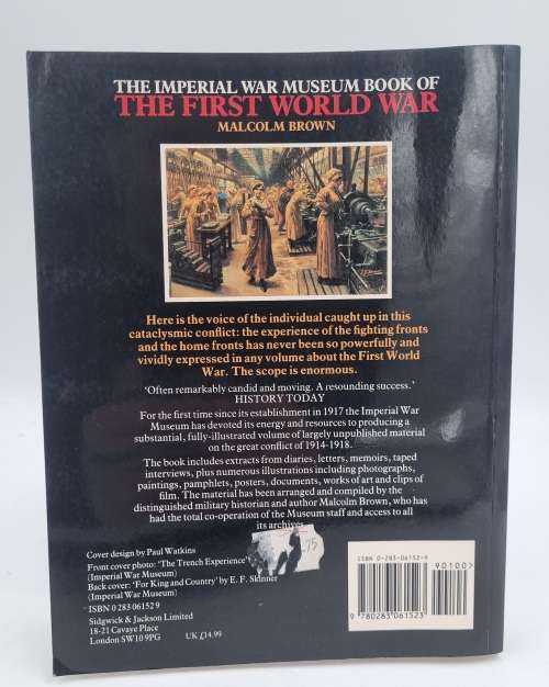 The Imperial War Museum Book of The First World War - Malcolm Brown