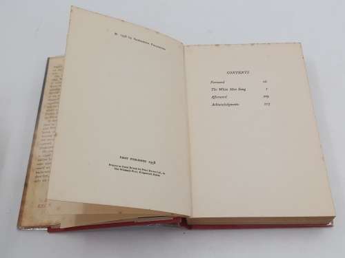 The White Men Sang - Alexander Fullerton | First Edition 1958 Rhodesiana