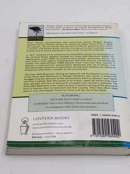 The Green Belt Movement by Wangari Maathai | Signed | First African Women Nobel Prize Winner