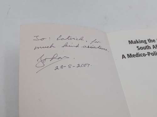 Making the Cut in South Africa: A Medico-political Journey by Johan Naude ~ Signed