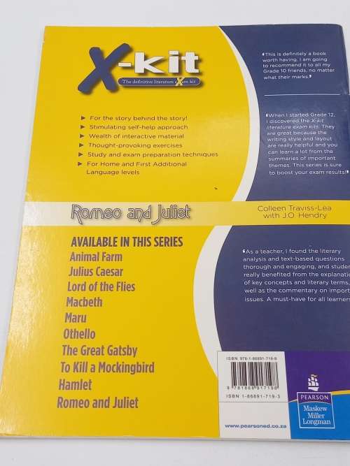 X-Kit Romeo and Juliet and Bankside Romeo and Juliet  ~ Shakespeare 2 Guides