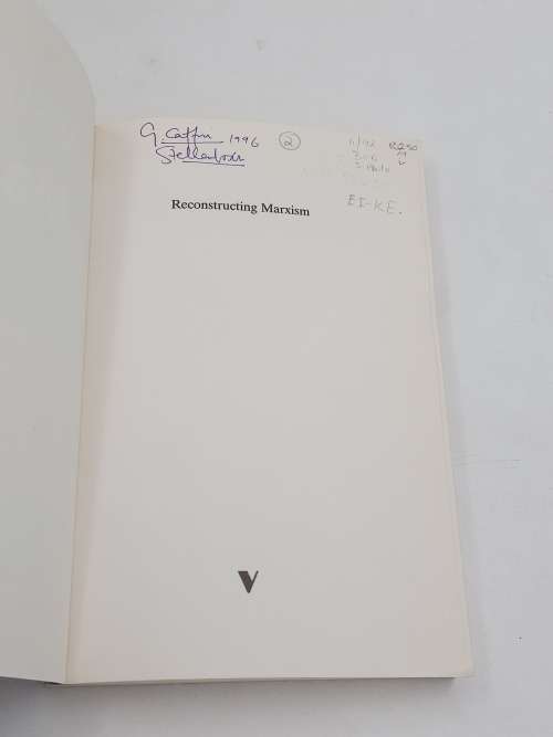 Reconstructing Marxism by Erik Olin Wright, Andrew Levine, and Elliott Sober