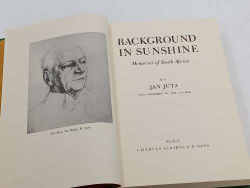 Background in Sunshine: Memories of South Africa ~ Jan Juta
