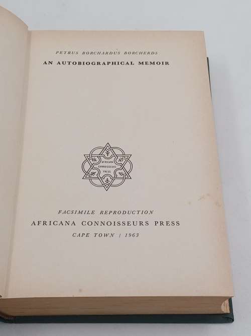 Borcherds ~ An Autobiographical Memoir Limited Edition No 388