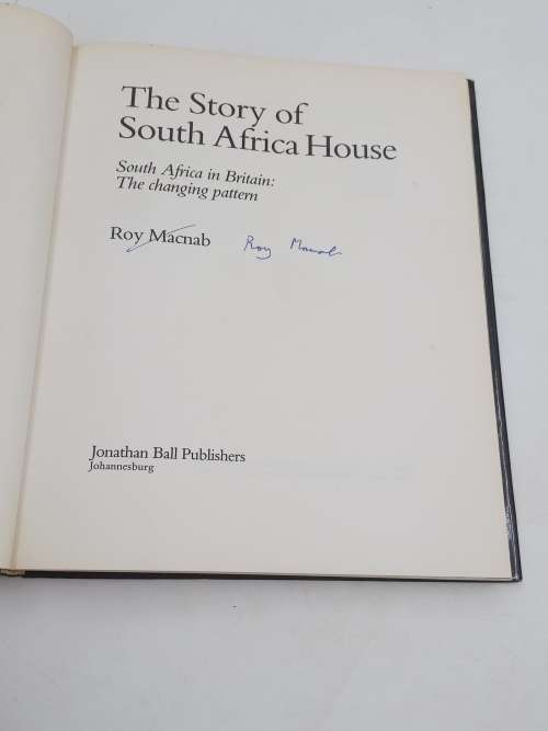 The Story of South Africa House by Roy Macnab |  Signed, inscribed plus letter by the author