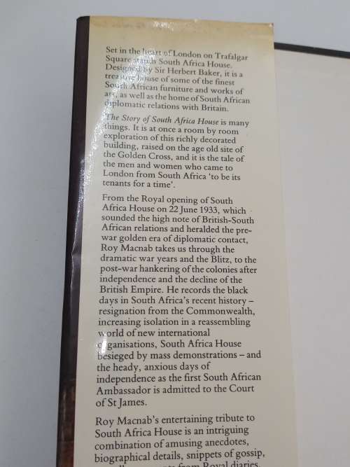 The Story of South Africa House by Roy Macnab |  Signed, inscribed plus letter by the author
