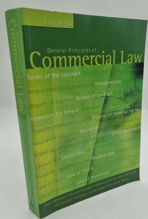 General Principles of Commercial Law - Peter Havenga | 5th Edition